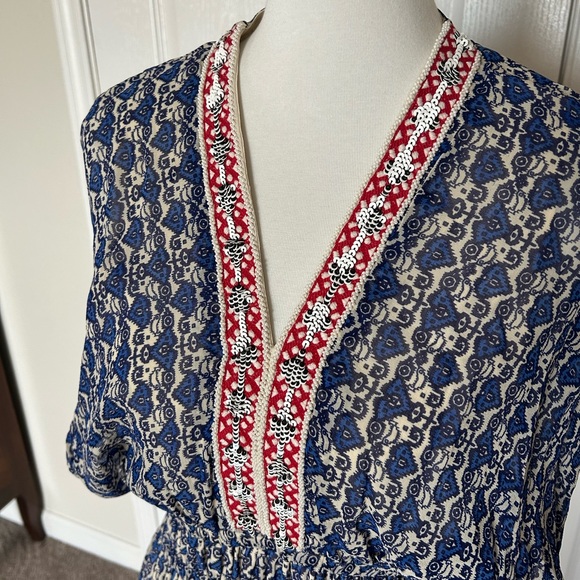 Anthropologie Oda Patterned Maxi Dress India Vineet Bahl - Picture 3 of 5